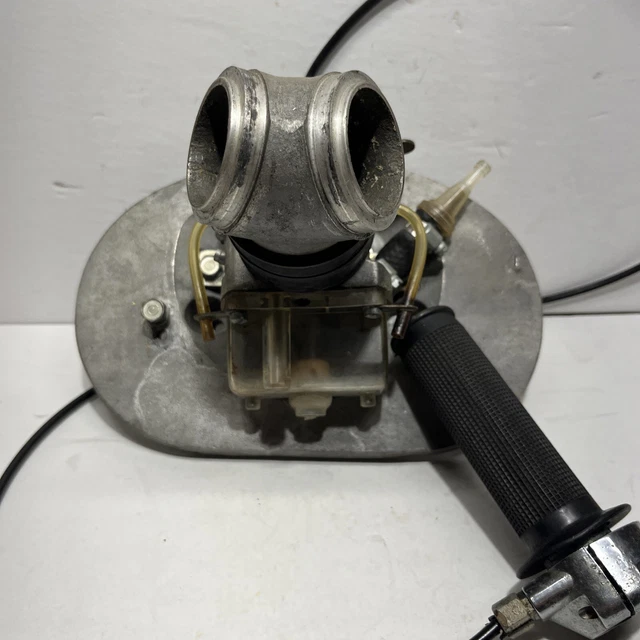 VINTAGE HARLEY DAVIDSON Lectron Carburetor, Air Cleaner Backplate