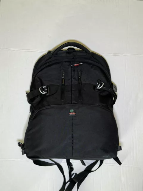 Kata DR467 Backpack Camera Bag Black with Yellow Interior padding