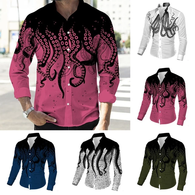 Nuovissime camicie da uomo top moda maniche lunghe uomo festa pullover sottili