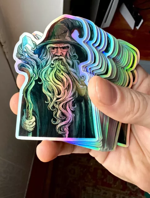 LOTR Gandalf the Grey Holographic Sticker