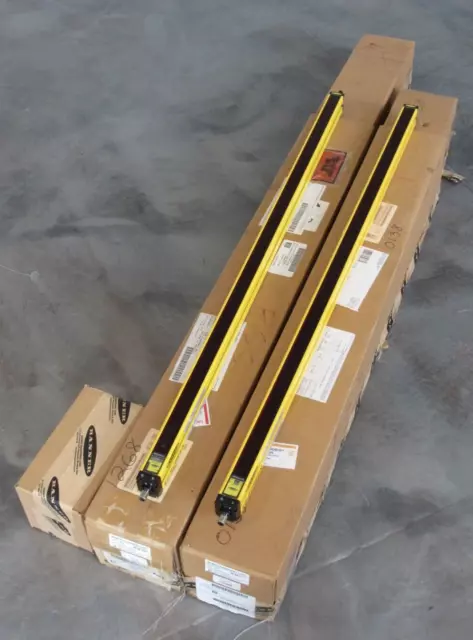 New Banner Slse30-1050Q8 Emitter And Slsr30-1050Q8 Receiver Light Curtain Set