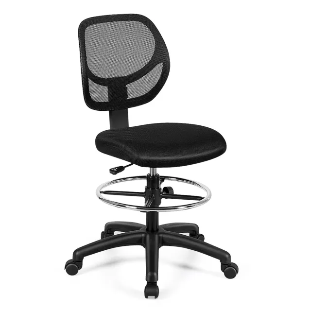 Office Desk Chair Mesh Drafting Chair Gaming Camputer Swivel Chairs Veer Stool