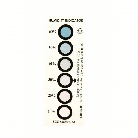 Scs 6Hic200 Humidity Indicator,Can,Pk200 (G)
