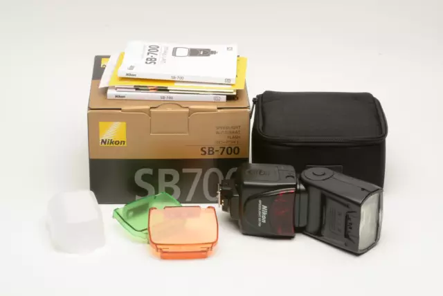 Nikon SB-700 Speedlight flash, boxed, complete, Mint, USA Version