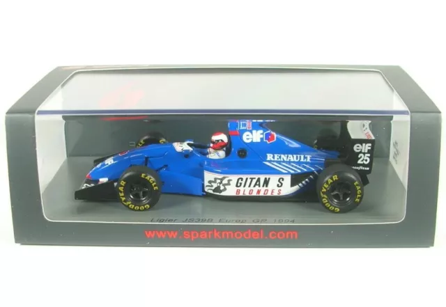 Ligier JS39B No.25 European GP Formula 1 1994 (Johnny Herbert)