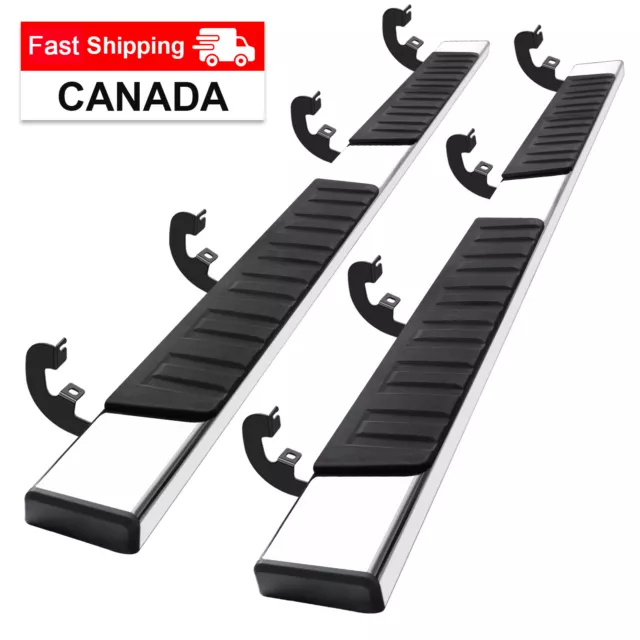 Running Board FIT 2019-2024 Silverado/Sierra Crew Cab 6" Nerf Bar Side Step H