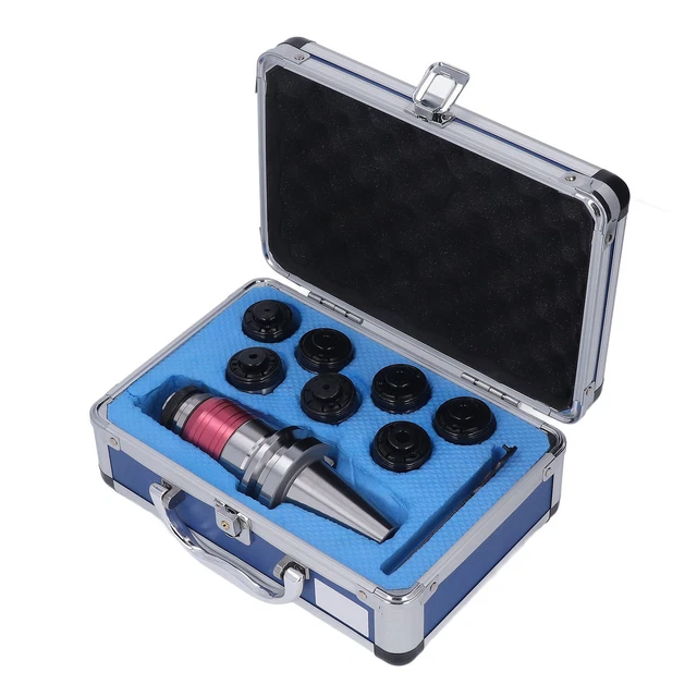 Tapping Collet Set Tool Holder Workholding With 7Pcs Collets CNC Chuck Kit BT40