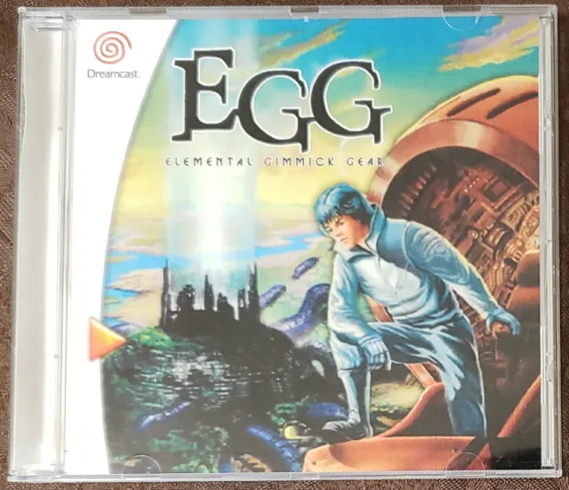 EGG Elemental Gimmick Gear Dreamcast - Authentic disc, CUSTOM ARTWORK, no manual
