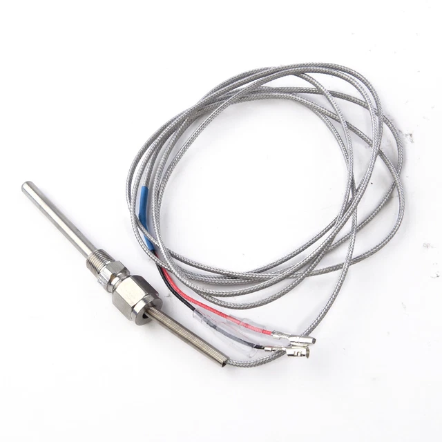 2m 1/8 " NPT Sensore Temperatura EGT Termocoppia con Sonda Gas di Scarico Tipo K