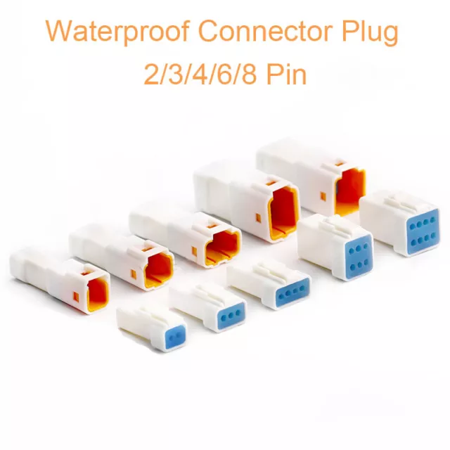 JST02T/02R-JWPF-VSLE-S 2/3/4/6/8 Pin JST Series Waterproof Connector Plug Kits