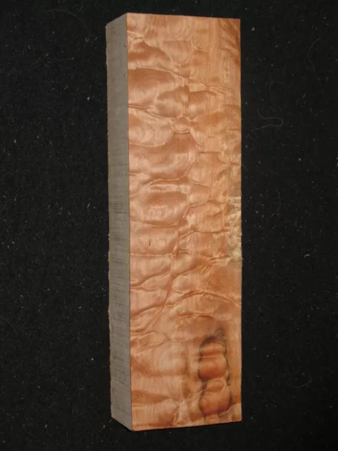 Quilted Maple Lumber Block Carving Craft Art Knife Call 14" AAAAA+