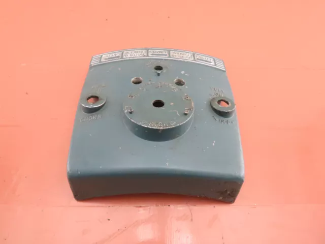 1952 Evinrude Fleetwin 4447 OEM 7.5 hp Outboard Faceplate 202674