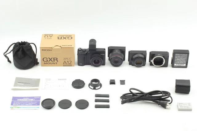 [MINT]  Ricoh GXR 10.0 MP Body w/ A12 Mount, VF-2 Finder, S10 A12 P10 Lens JAPAN 2