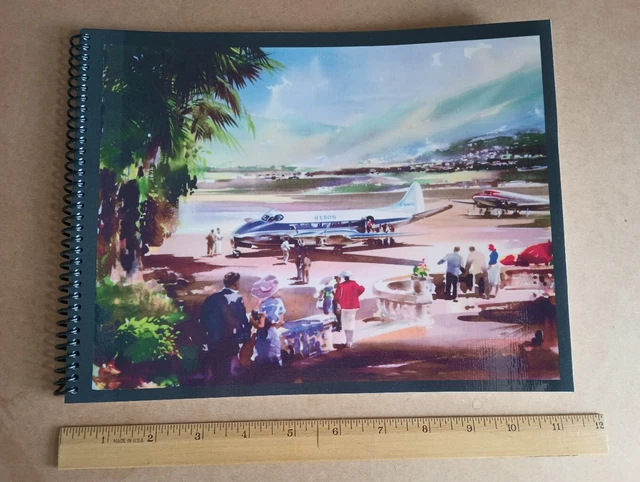 1953 De Havilland Aircraft Co Heron Series 1 + 2 Brochure Catalogue Plane specs