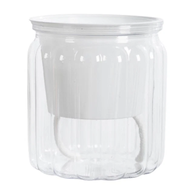 VASO AUTOIRRIGANTE STEFANPLAST Cloe Bianco Plastica 49,5 x 17 x 19 cm