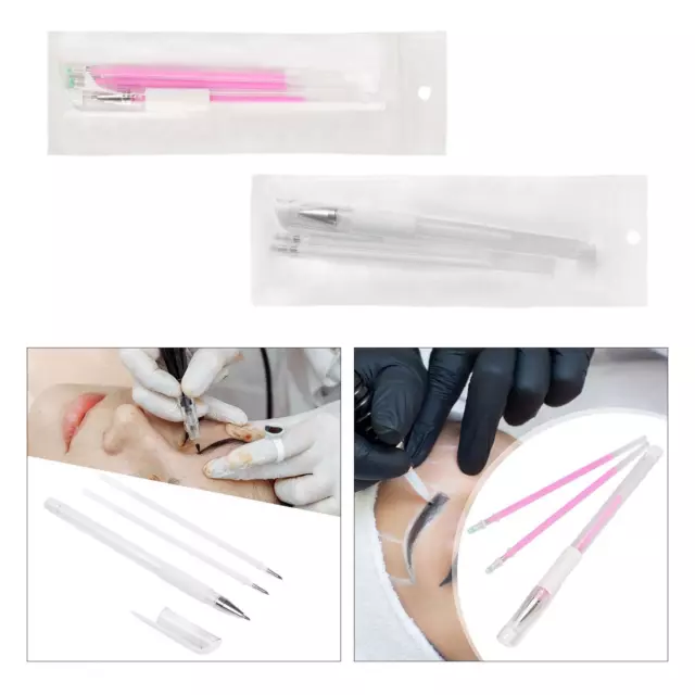 Eyebrow Microblading Marker Pen Stencil Body Painting Marking Pen Smooth Skin