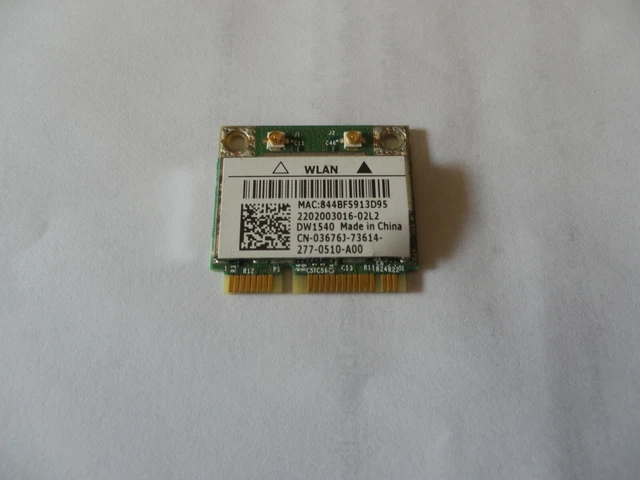 Carte Wifi Broadcom BCM943228HM4L Pour Dell Latitude E6220, E6420, E6520 - Occasion, Garantie 6 Mois