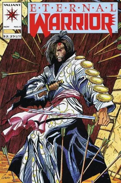 Valiant Eternal Warrior #4 1st App Bloodshot Nov 1992 Comic Book Grade NM 9.4