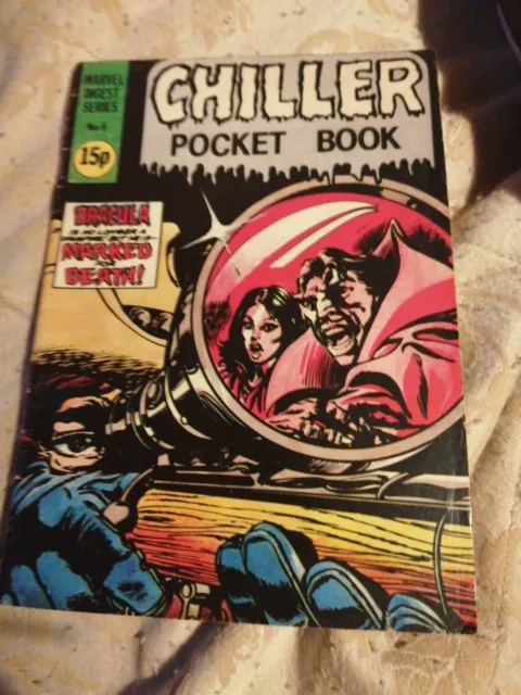 Chiller #5 Marvel Digest Serie Dracula Britisches Comic-Taschenbuch