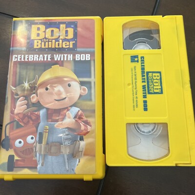BOB THE BUILDER: Celebrate With Bob - VHS (2002 Clamshell HiT