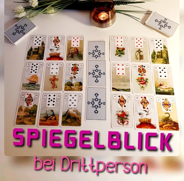 Spiegelblick bei Drittperson* Affäre* Dreicksverbindung* Ehrliches Kartenlegen