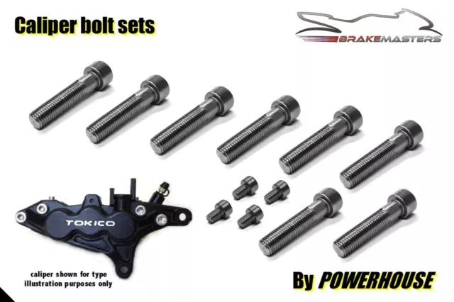 Suzuki GSX-R750 SRAD Stainless joint bolt set front brake calipers 1998 1999