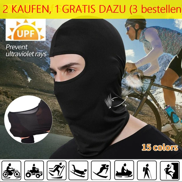 Winter Ski Maske Halstuch Sturmhaube Motorrad Kopfhaube Mütze Schlauchschal