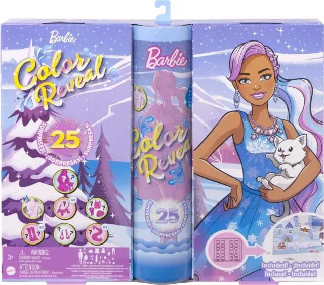 Mattel Barbie Advent Calendar Color Reveal