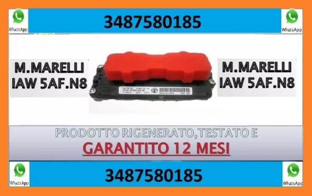 IAW 5 AF N8 ECU magneti marelli CENTRALINA MOTORE - NO RESO DELLA CARCASSA