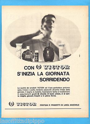 Quattror962-Pubblicita'/Advertising-1962- Victor - Profumi E Prodotti X Uomo