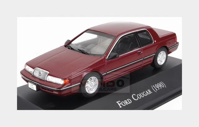 1:43 EDICOLA Ford Usa Cougar 1990 Red GRANDAUTOMEMOMEX039 MMC