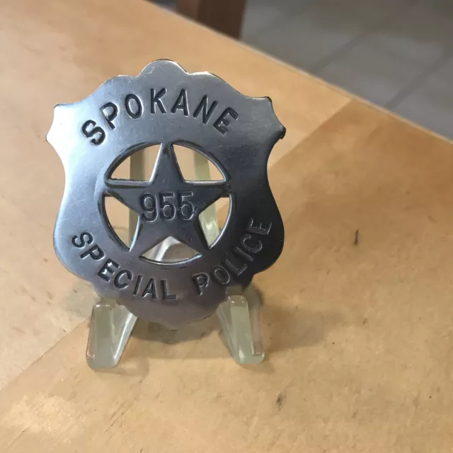 Spokane Washington Special Police Vintage Badge