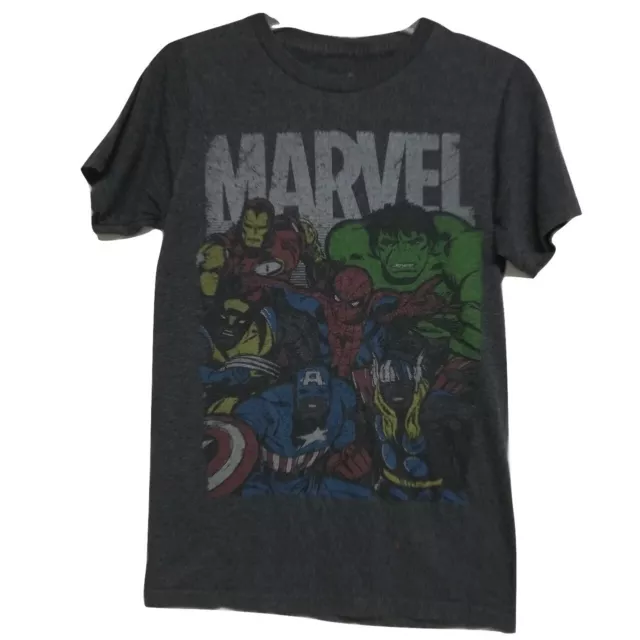 Marvel Comics Men's Graphic T Shirt Size Small - Spiderman - Hulk & Other Heroes