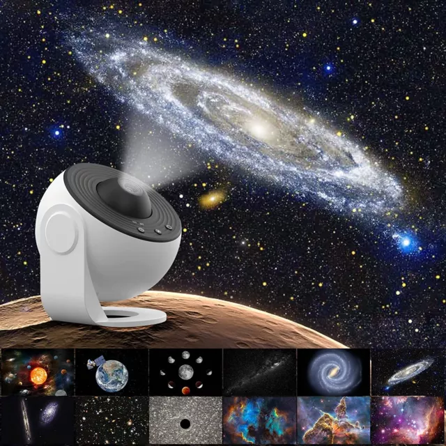 LED Galaxy Projector Starry Night Light Moon Star Sky Nebula Projection Lamp USA