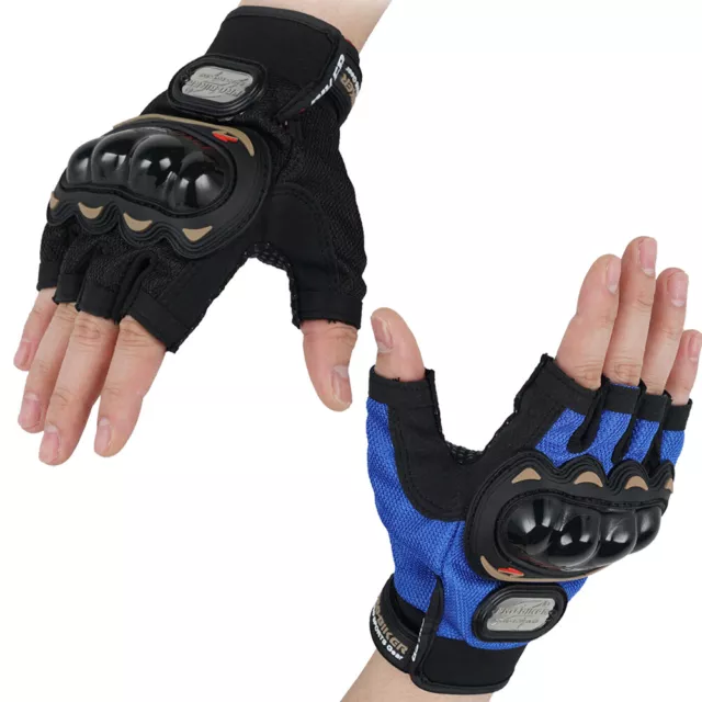 Fingerless Half-Finger Tactical Gloves Motorcycle Driving Gloves Riding Gloves