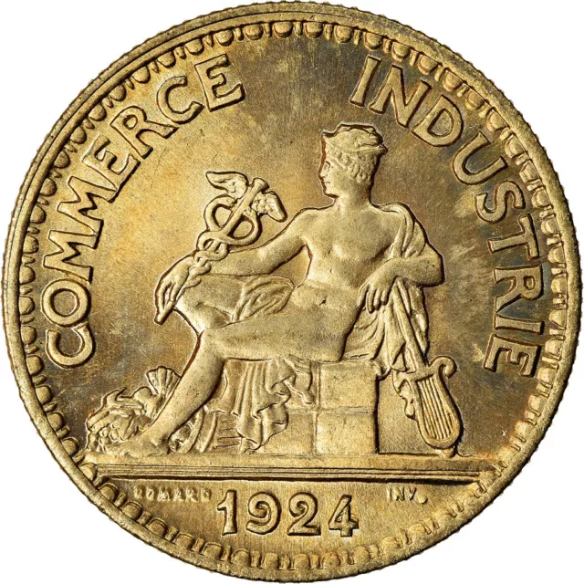 [#874674] Monnaie, France, Chambre de commerce, 50 Centimes, 1924, Paris, FDC