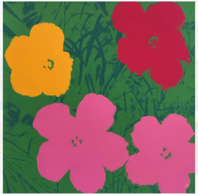 Andy Warhol Poppy Flowers 11.68 Silkscreen Sunday B Morning Pop Art