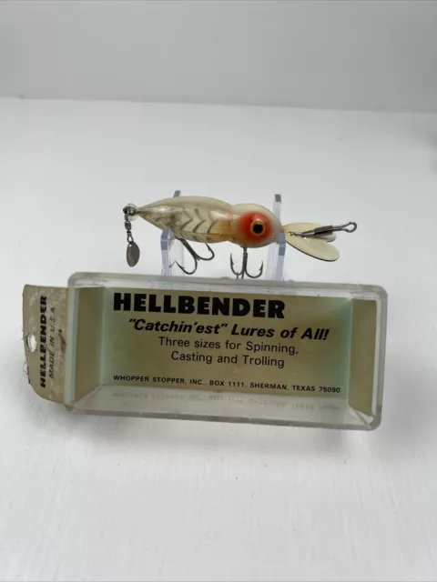 WHOPPER STOPPER HELLBENDER fishing lure With box rare bass tackle
