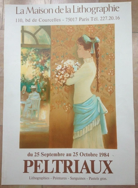 Affiche Exposition TOULOUSE-LAUTREC 1984 - Originale En Parfait état