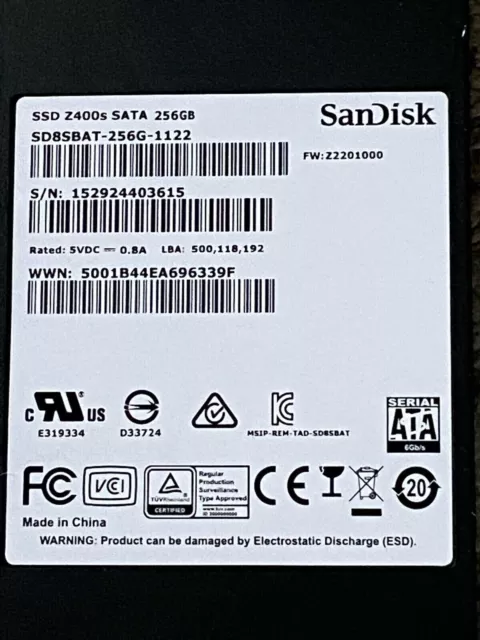 SD7SB6S-128G-1006 SanDisk 128GB SATA 6.0 Gbps SSD