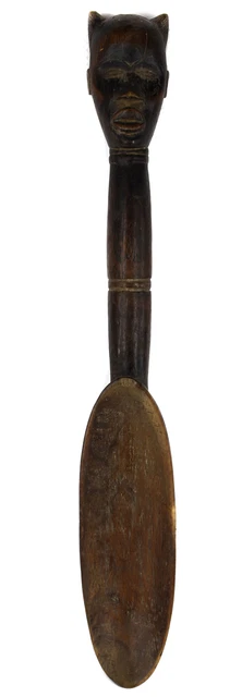 Cuchara figurativa arte africano Dan Spoon wunkirile