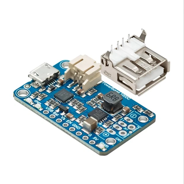 2465 SPOT RECHARGEABLE Module 5V LiPo USB Boost 1A PowerBoost 10007079 ...