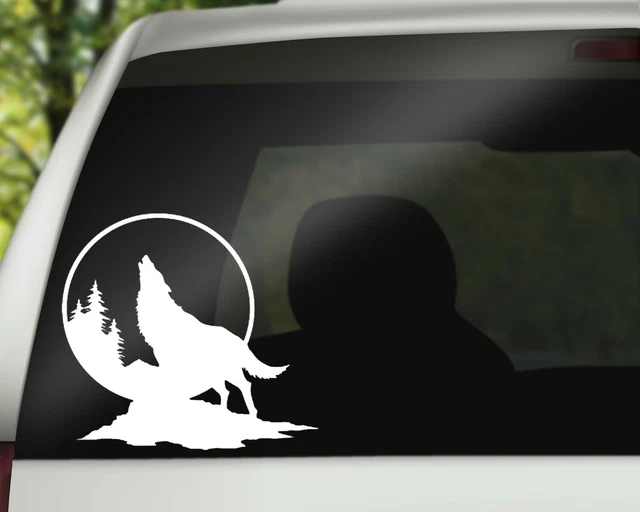 Wolf Decal Decal Sticker Vinyl Car Wall Laptop Bottle Waterproof Animal