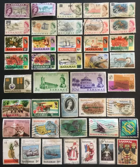 Bahamas Collection Of Mostly Older Stamps, Lot 6