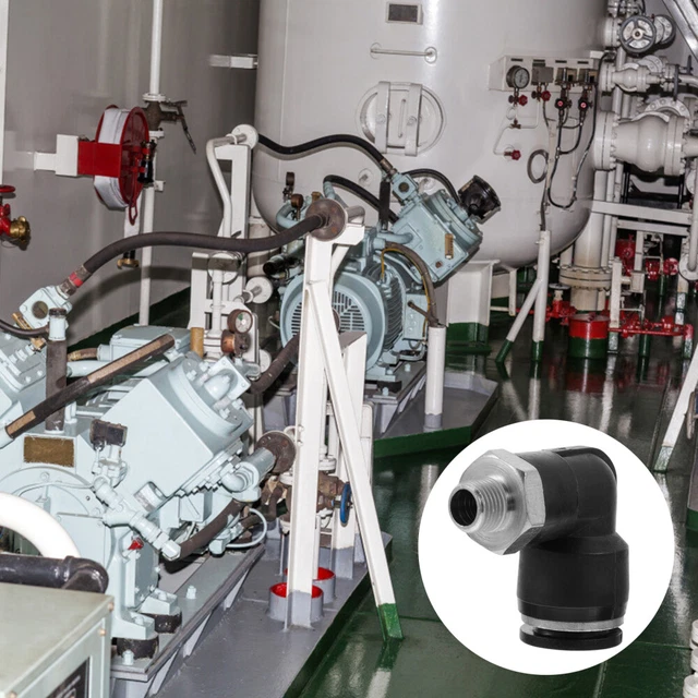 Trachealer collegamento rapido acciaio inossidabile accessori Ar valvole di collegamento black