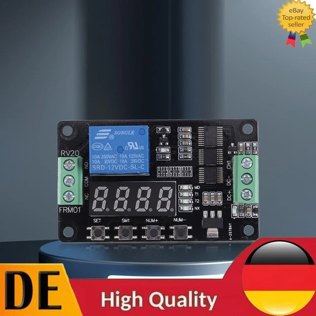 FRM01 RELAY MODULE Infinite Loop Timing 1 Channel Relay Control Module ...