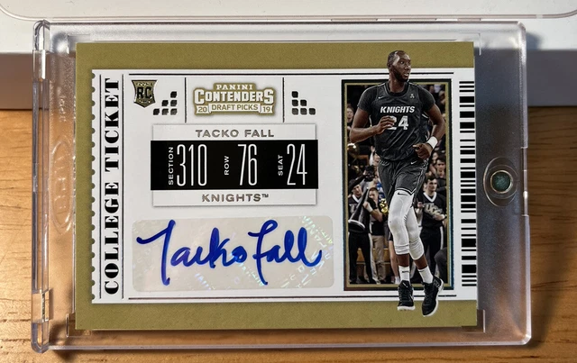 Tacko Fall Contenders Ticket Rookie Auto #118 *NM/M