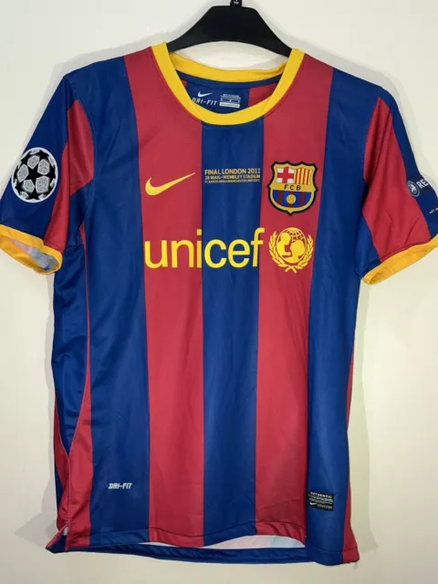 Barcelona Messi 10 Football Shirt Nike 2011/12 Home Top Men's Small Original