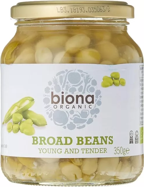 Biona fagioli larghi biologici confezione da 2 da 350 g