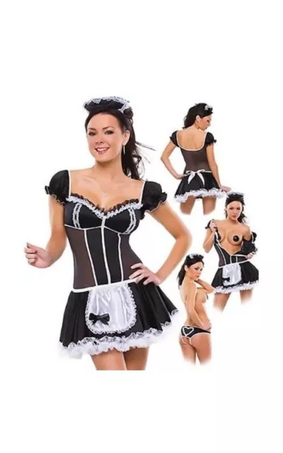Traje sirvienta top sexy